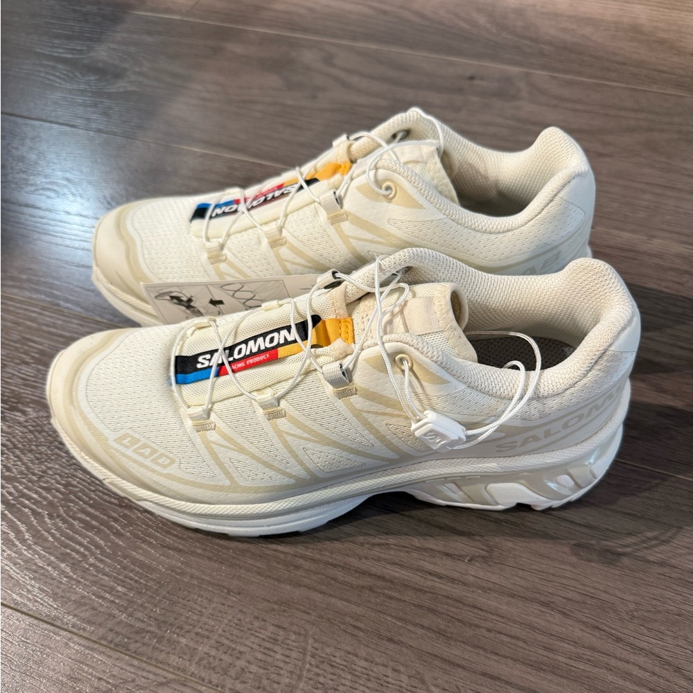 BNWT Salomon XT-6 Almond Milk Size 8